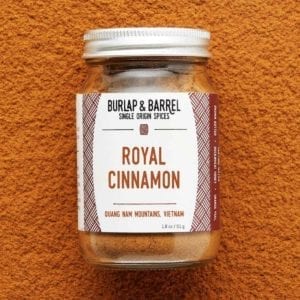 Royal Cinnamon jar.