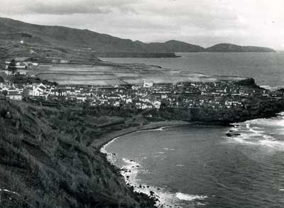The town of Maia, São Miguel, Azores