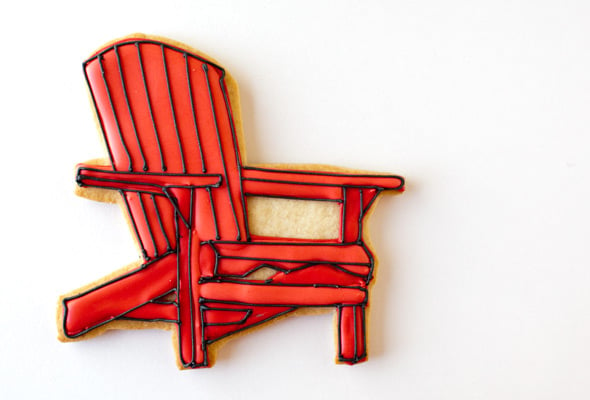 Adirondack Chair Cookie