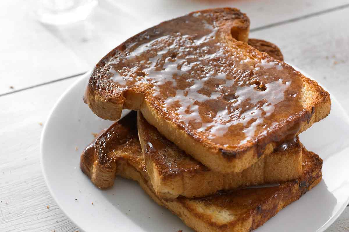 Cinnamon Toast with Butter and Honey