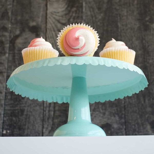 Tin Cake Stand with Cupcakes