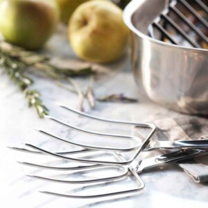 All Clad Turkey Fork Set With Roasting Pan