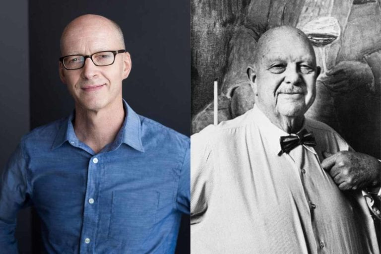 Photographs of James Beard and John Birdsall featured in the podcast Talking With My Mouth Full Ep. 34: An Intimate Look at James Beard with John Birdsall