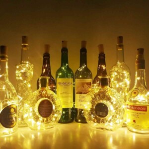 Aluan Wine Bottle Lights in Bottles