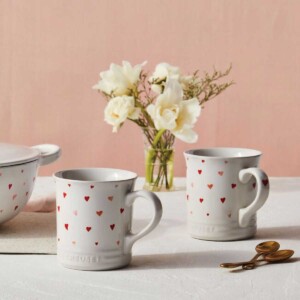 L'Amour Collection Mug with Flowers