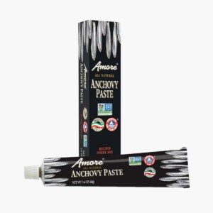 Amore Italian Anchovy Paste outside of box.