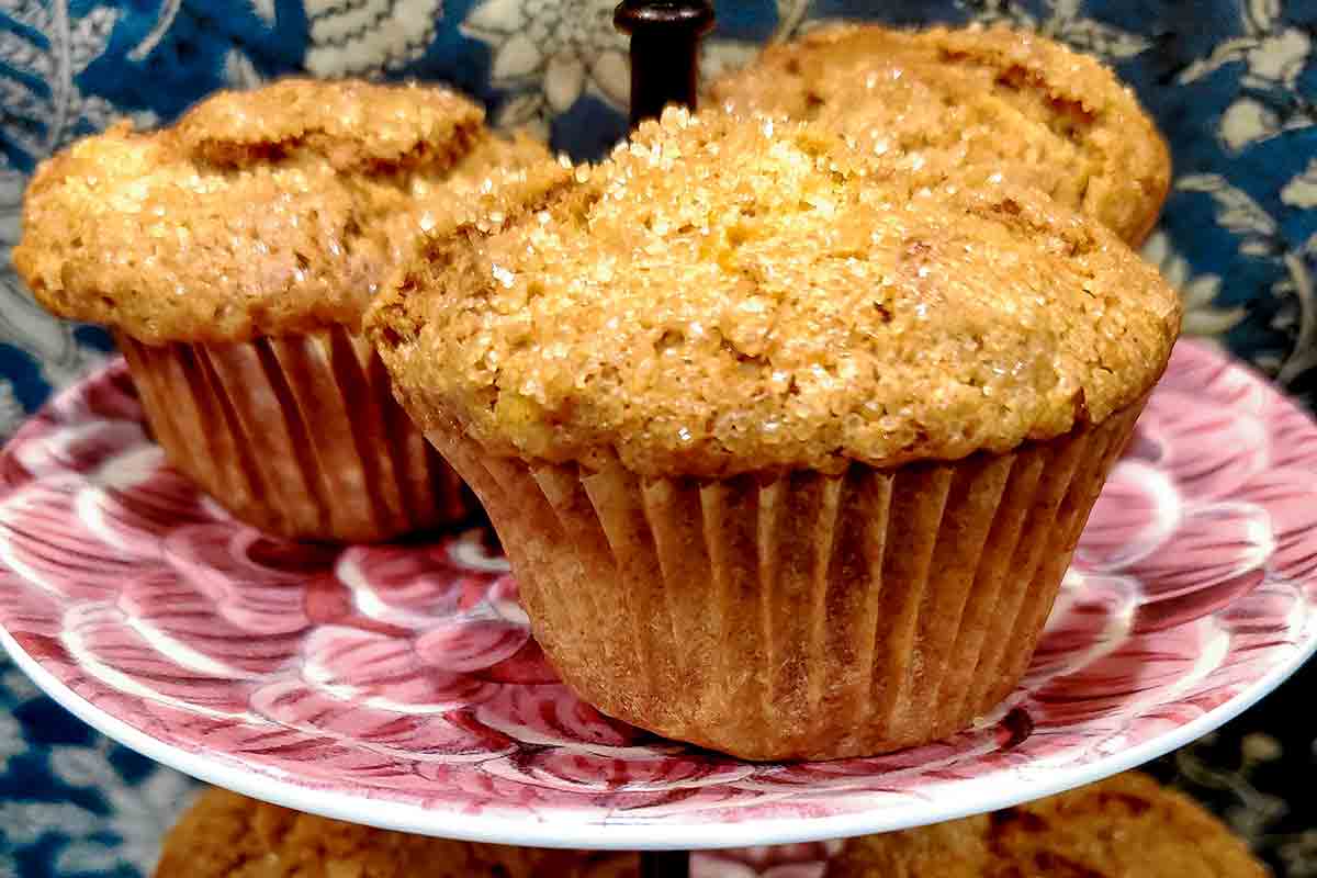 Carrot, Pineapple, and Candied Ginger Muffins--Currie
