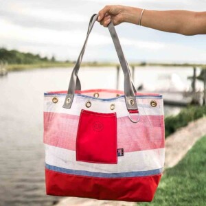 On The Road Again - Liberty Red Tote Bag.